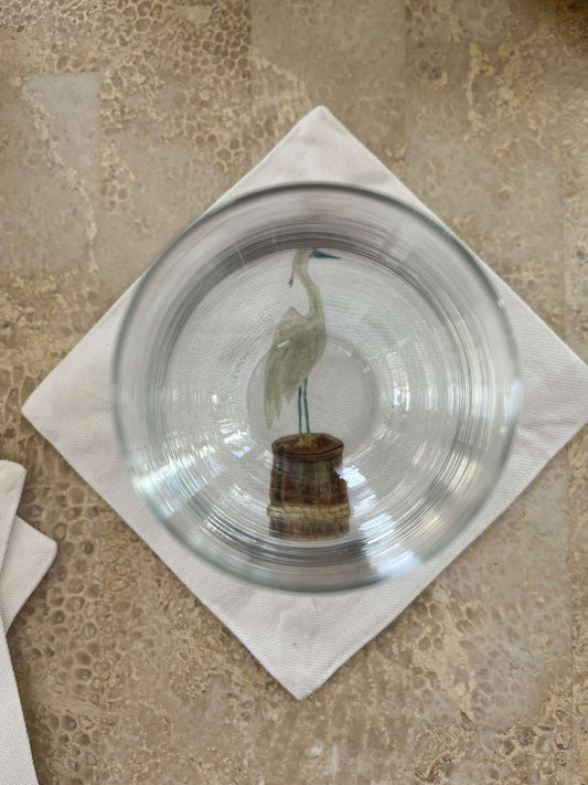Egret Cocktail Coaster Napkins