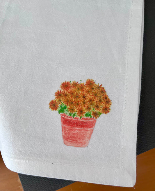 Mums Cloth Napkin Set