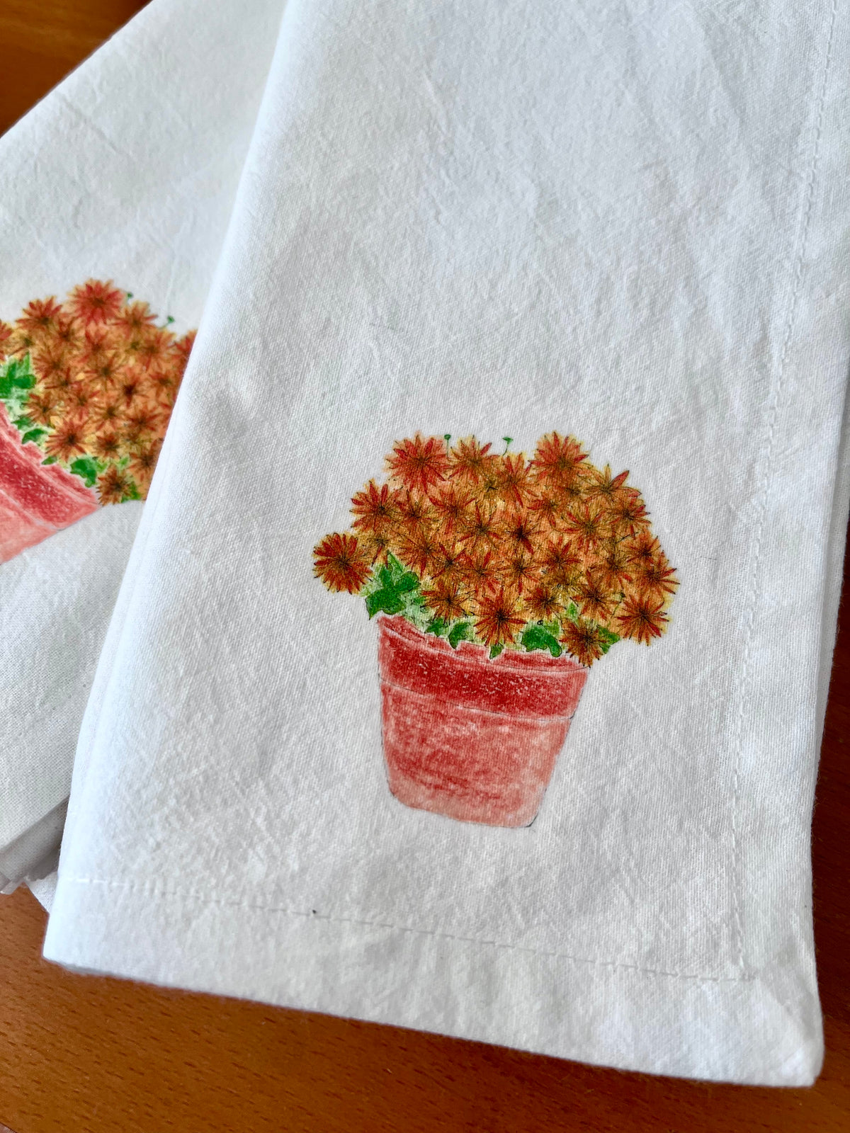Mums Cloth Napkin Set