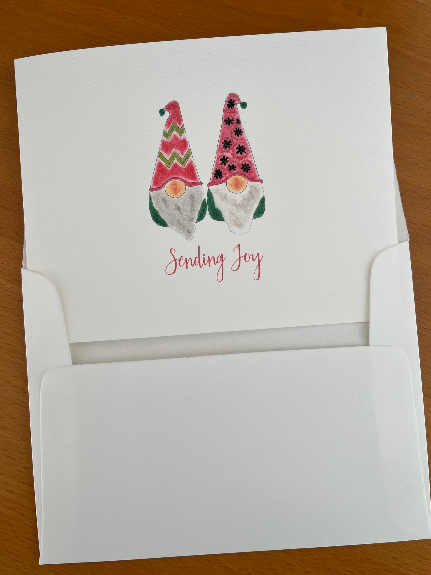 Gnome Holiday Note Card Set