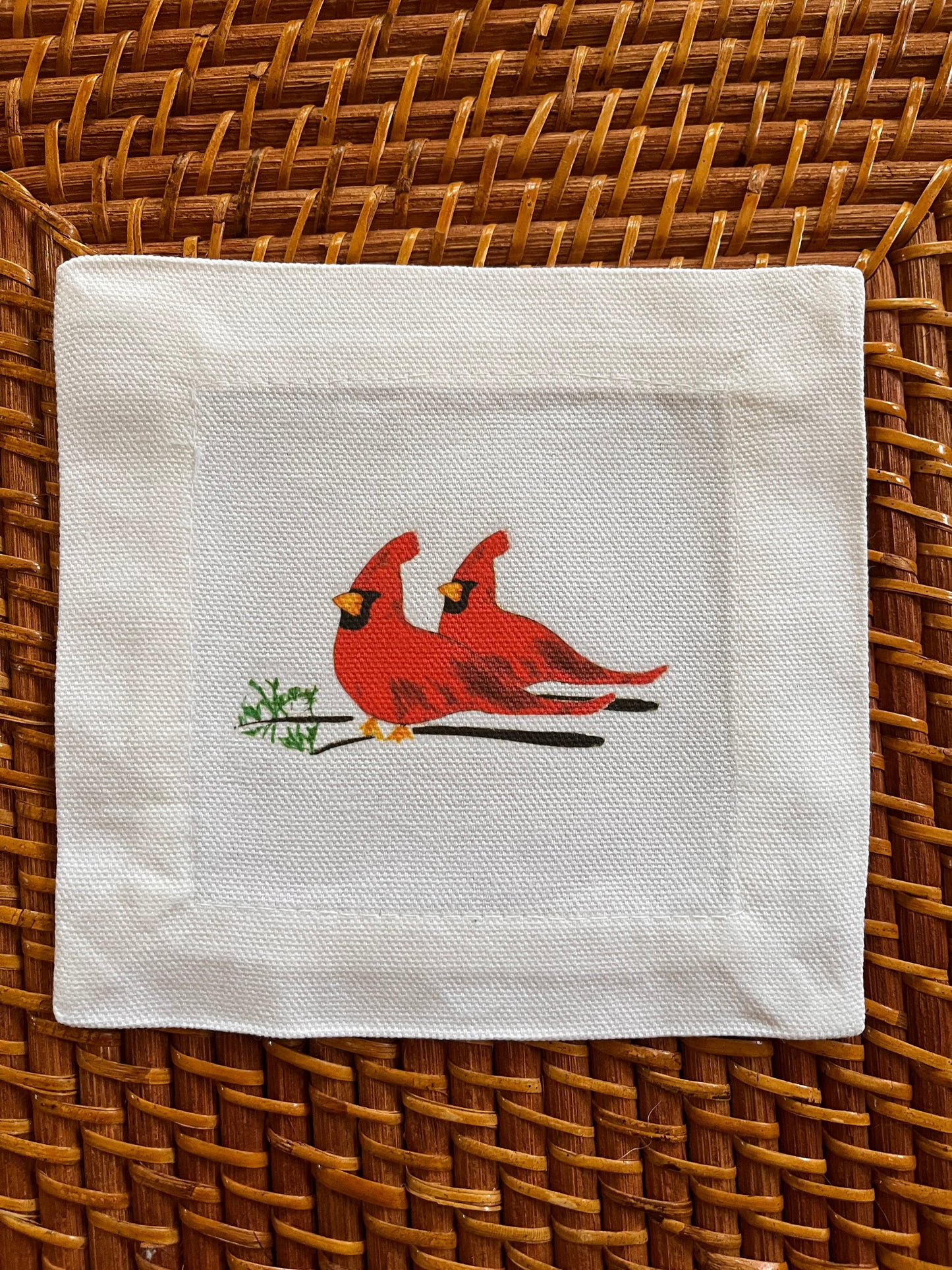 Cardinal Cocktail Coaster Napkins