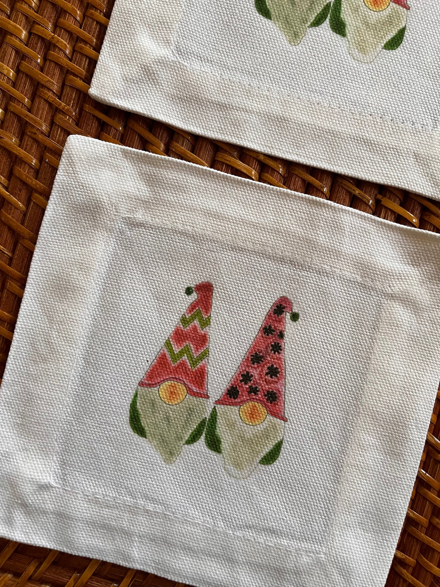 Gnome Cocktail Coaster Napkins