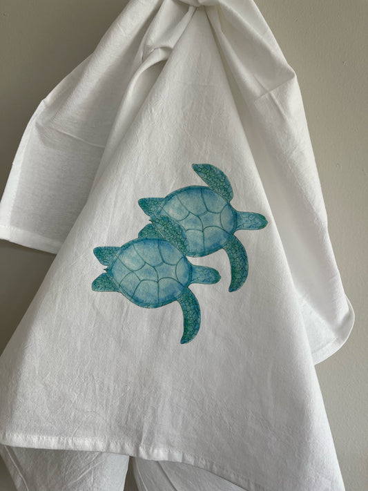 Sea Turtle Tea Towel