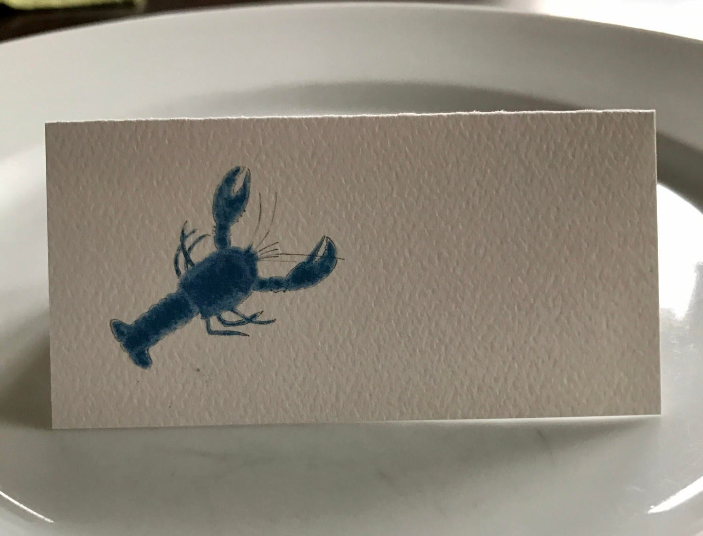 Lobster Place Cards, Blue Lobster, Red Lobster, Party Decor, Table Seating, Personalized Name Card, Blank Name Card, Lobster Bake, Beach.