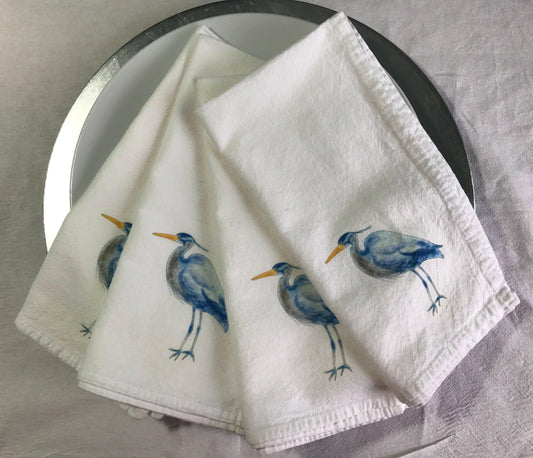 Heron Cotton Napkin Set.