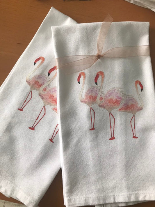 Flamingos Kitchen Towel.