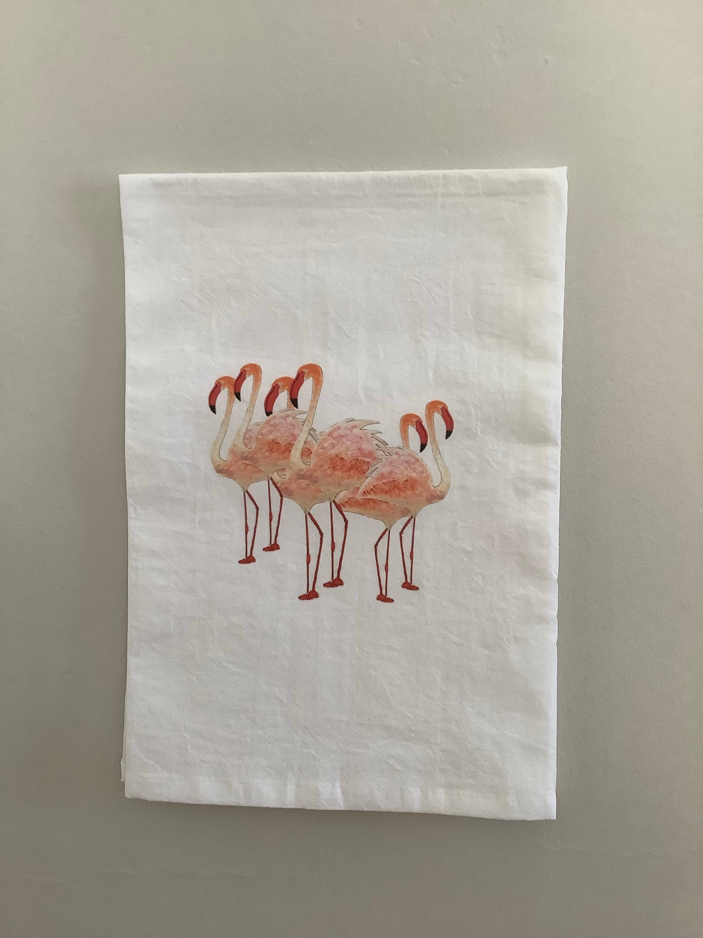 Flamingos Kitchen Towel.