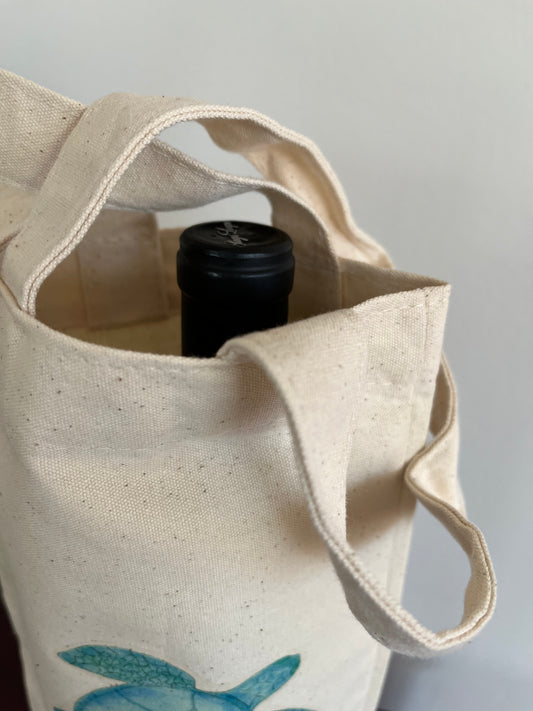 Tropical Turtle Wine Bag With Gift Card