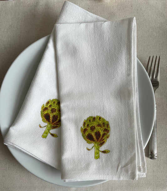 Artichoke Cotton Napkin Set