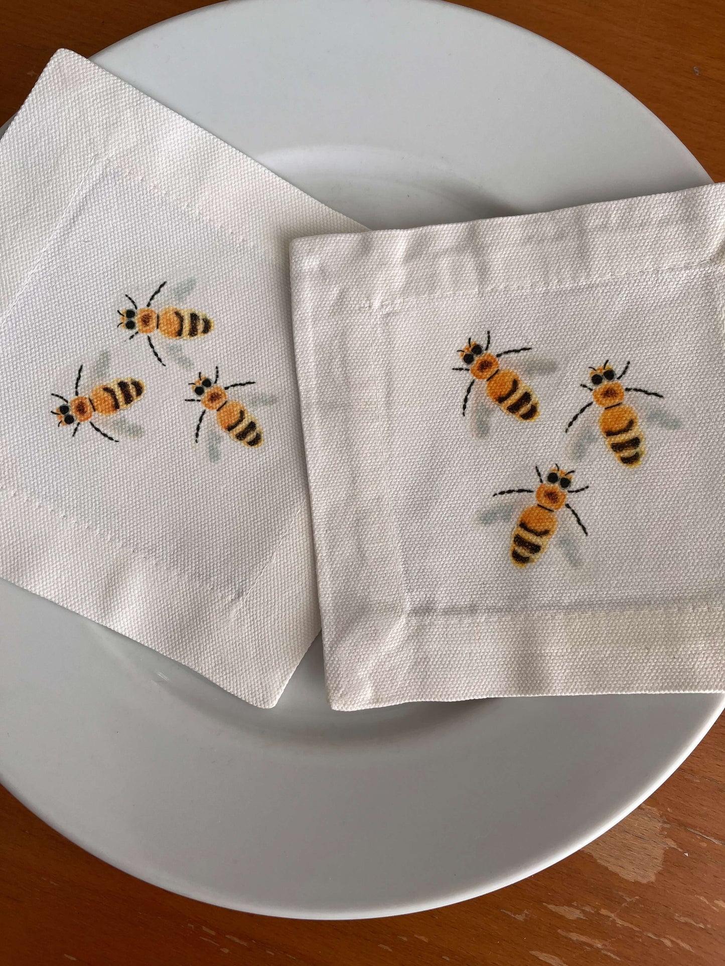 Bumble Bees Cocktail Coaster Napkins