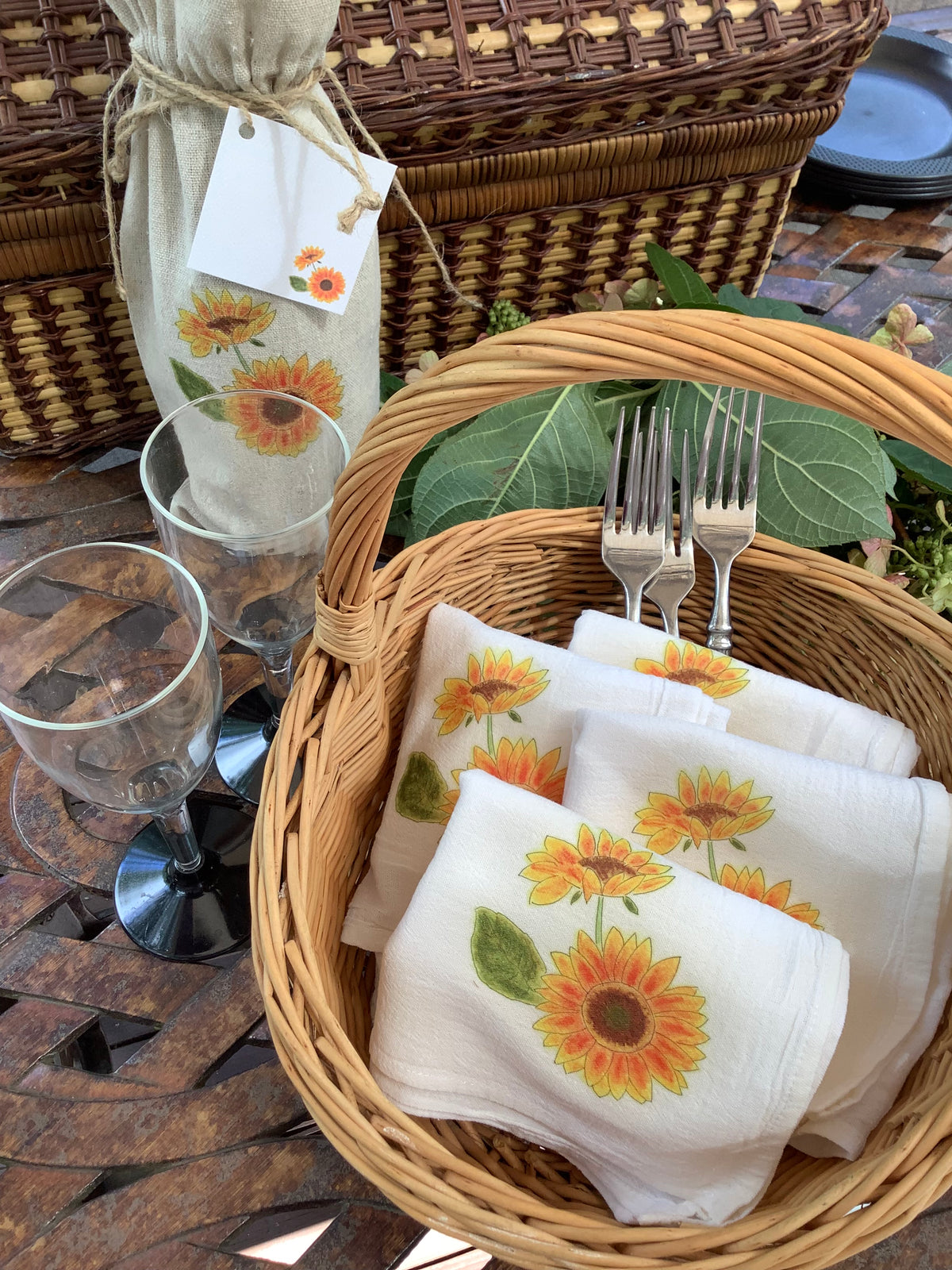 Sunflower Cotton Napkin Set