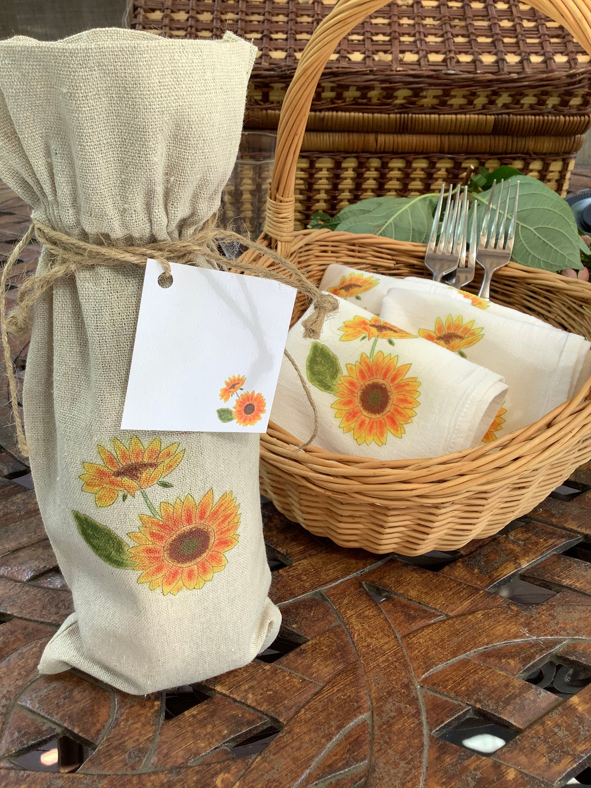 Sunflower Cotton Napkin Set