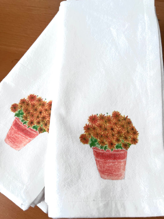 Mums Cloth Napkin Set