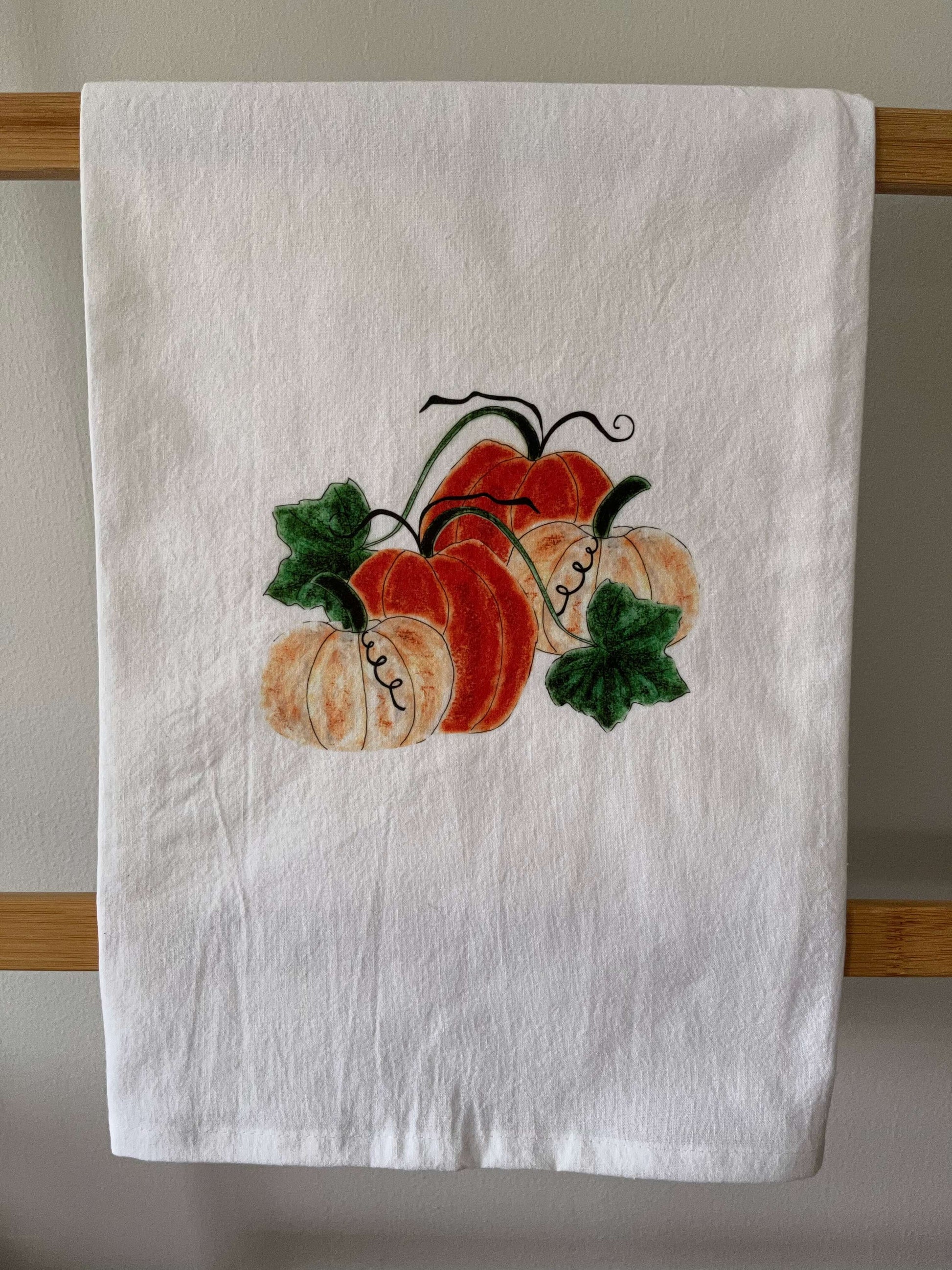 Pumpkin Harvest Tea Towel & Napkin Set