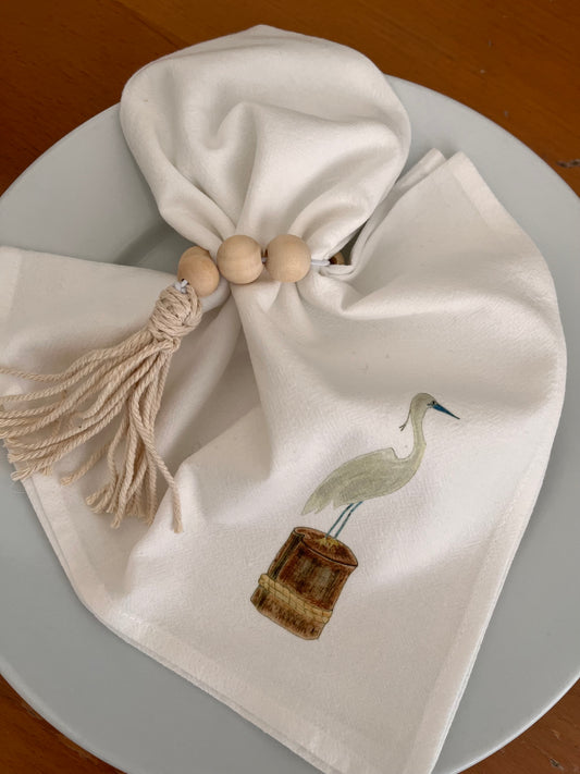 Egret Cotton Napkin Set