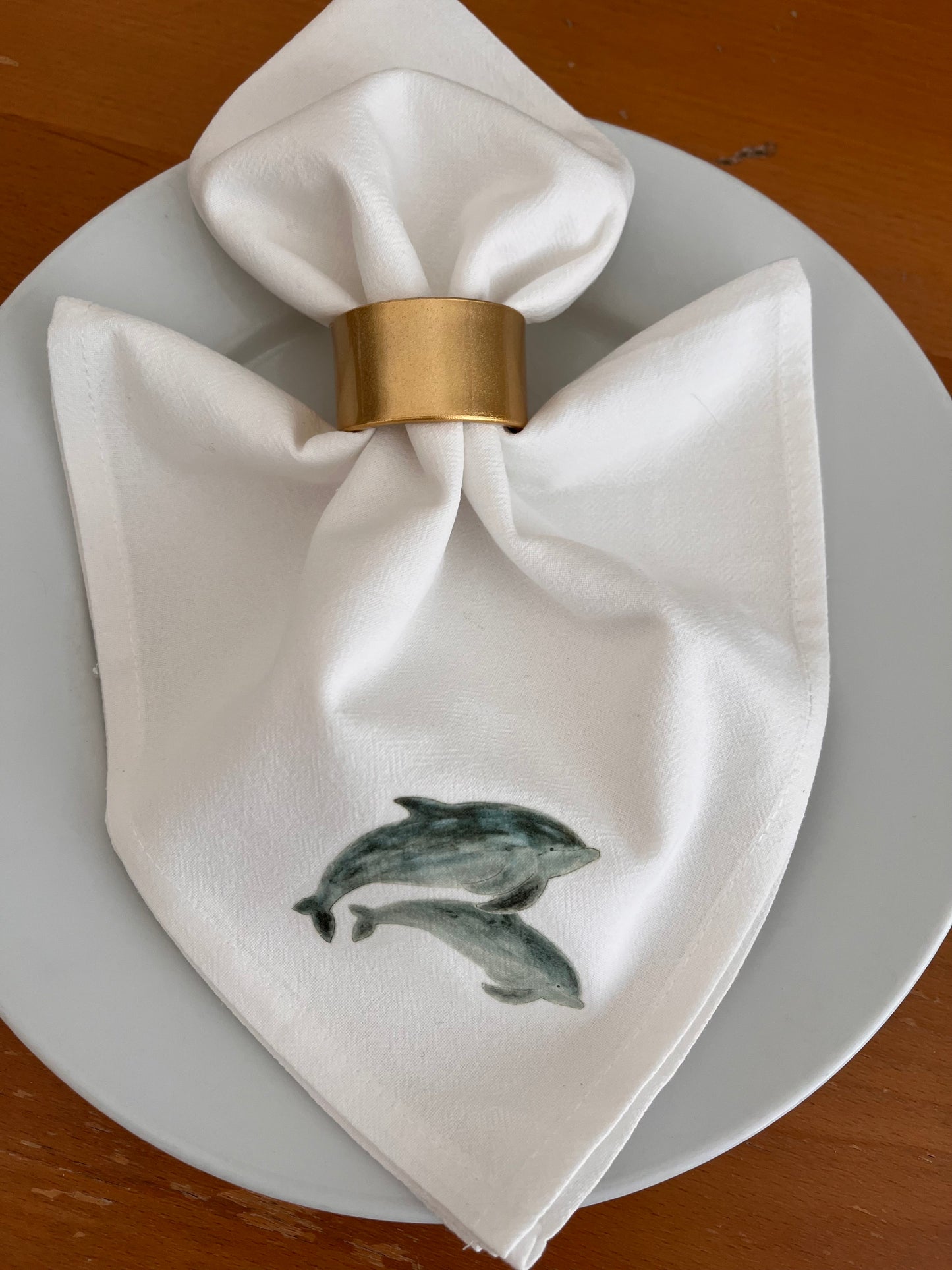 Dolphin Cotton Napkin Set