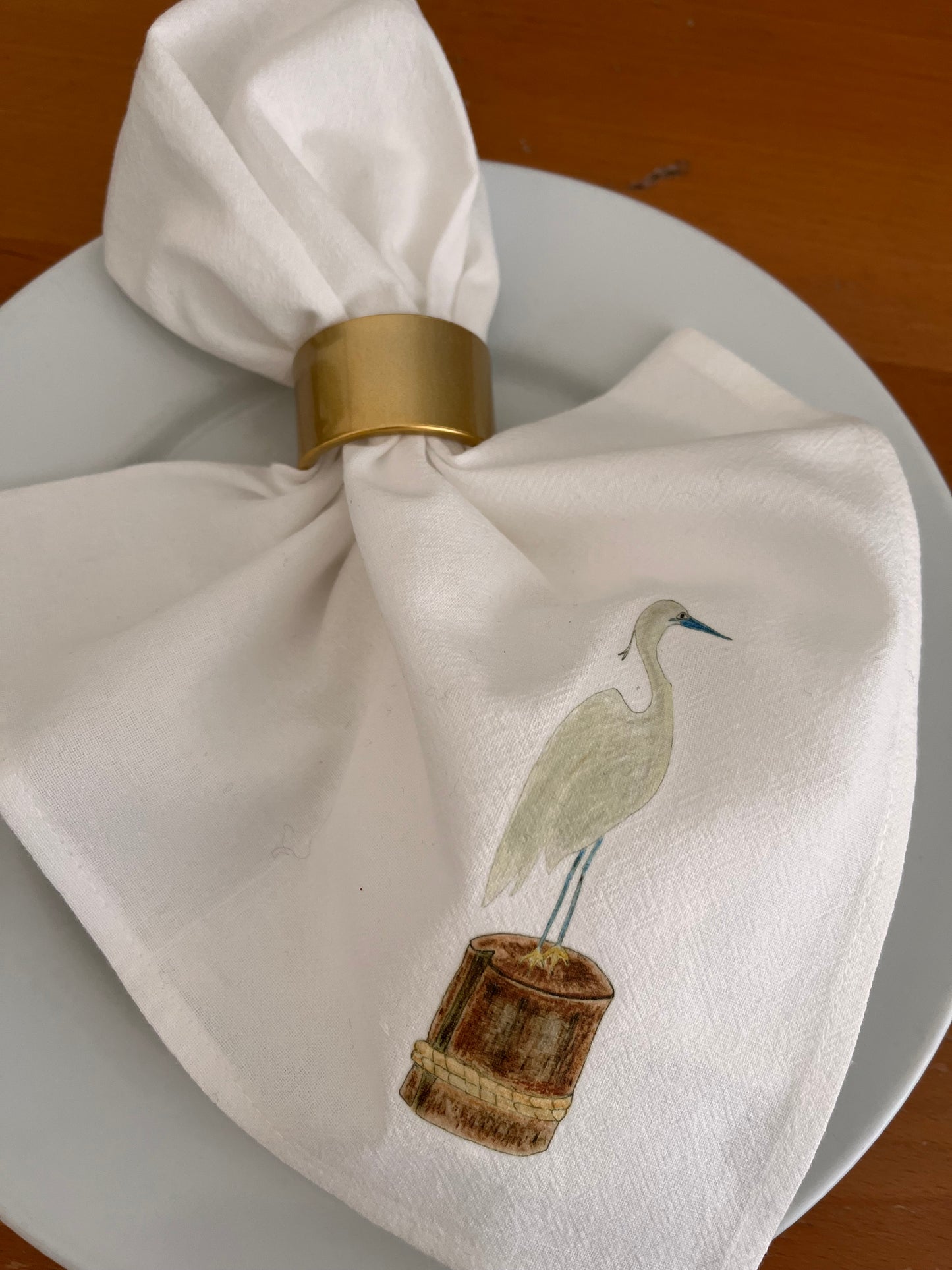Egret Cotton Napkin Set
