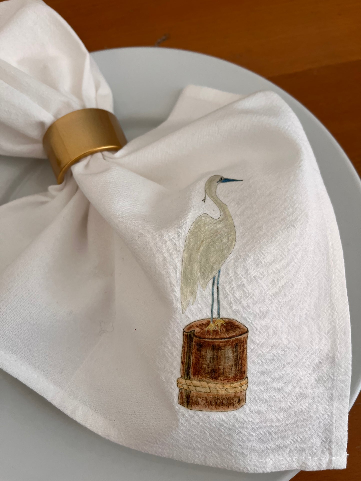 Egret Cotton Napkin Set