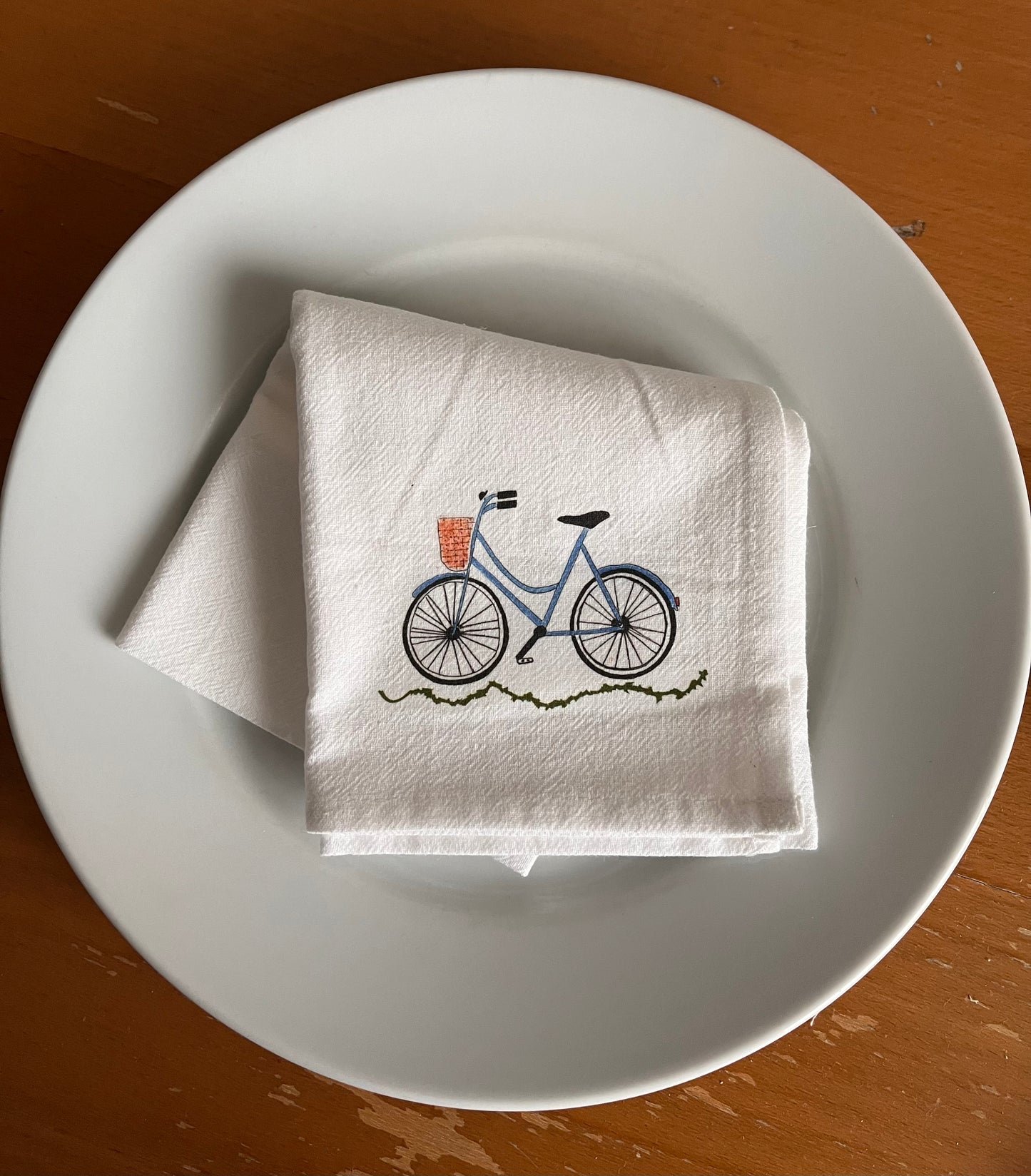 Bicycle Cotton Napkin Set
