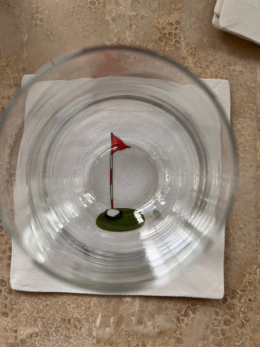 Golf 18Th Tee Cocktail Coaster Napkins