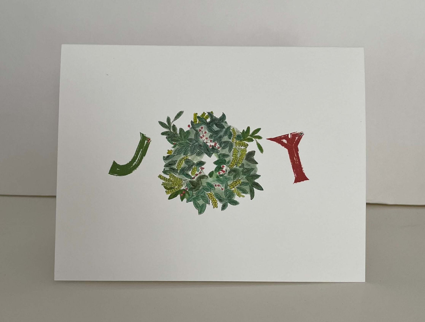 holiday illustrated note card set