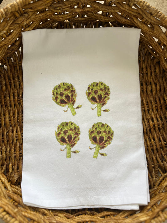 Artichoke Tea Towel