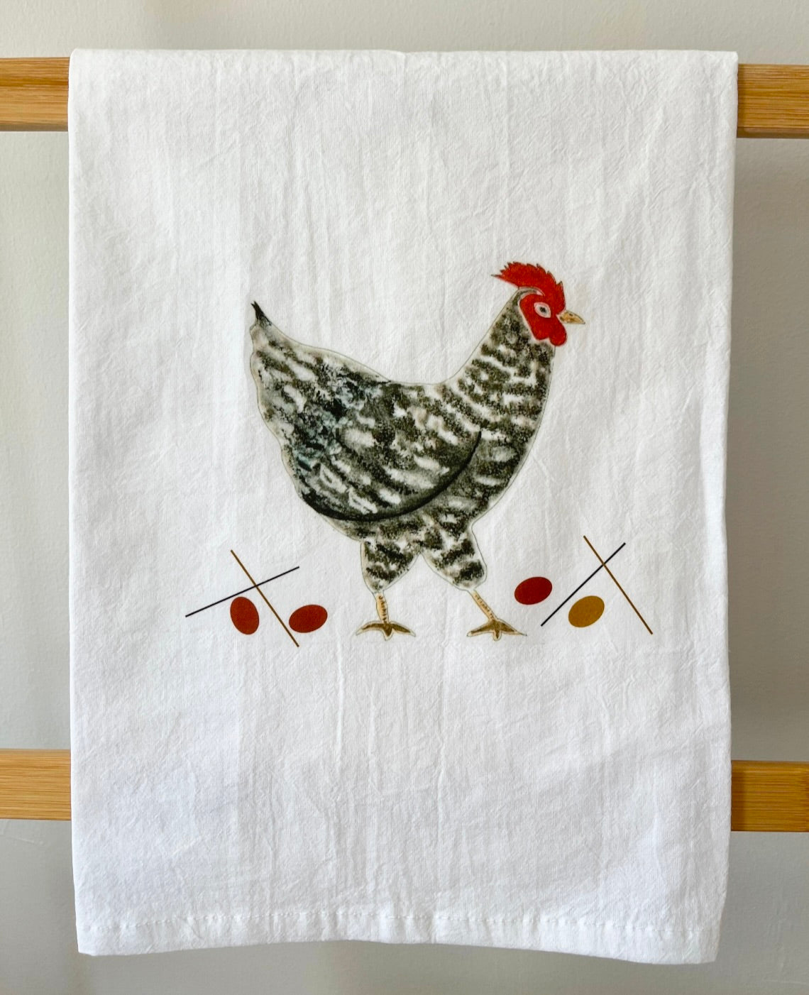 Speckled Hen Tea Towel
