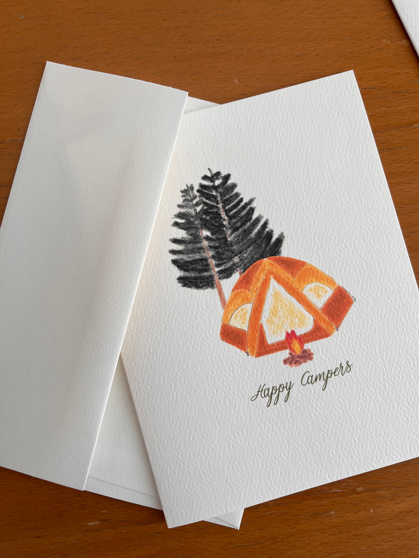 Happy Campers Note Card Set