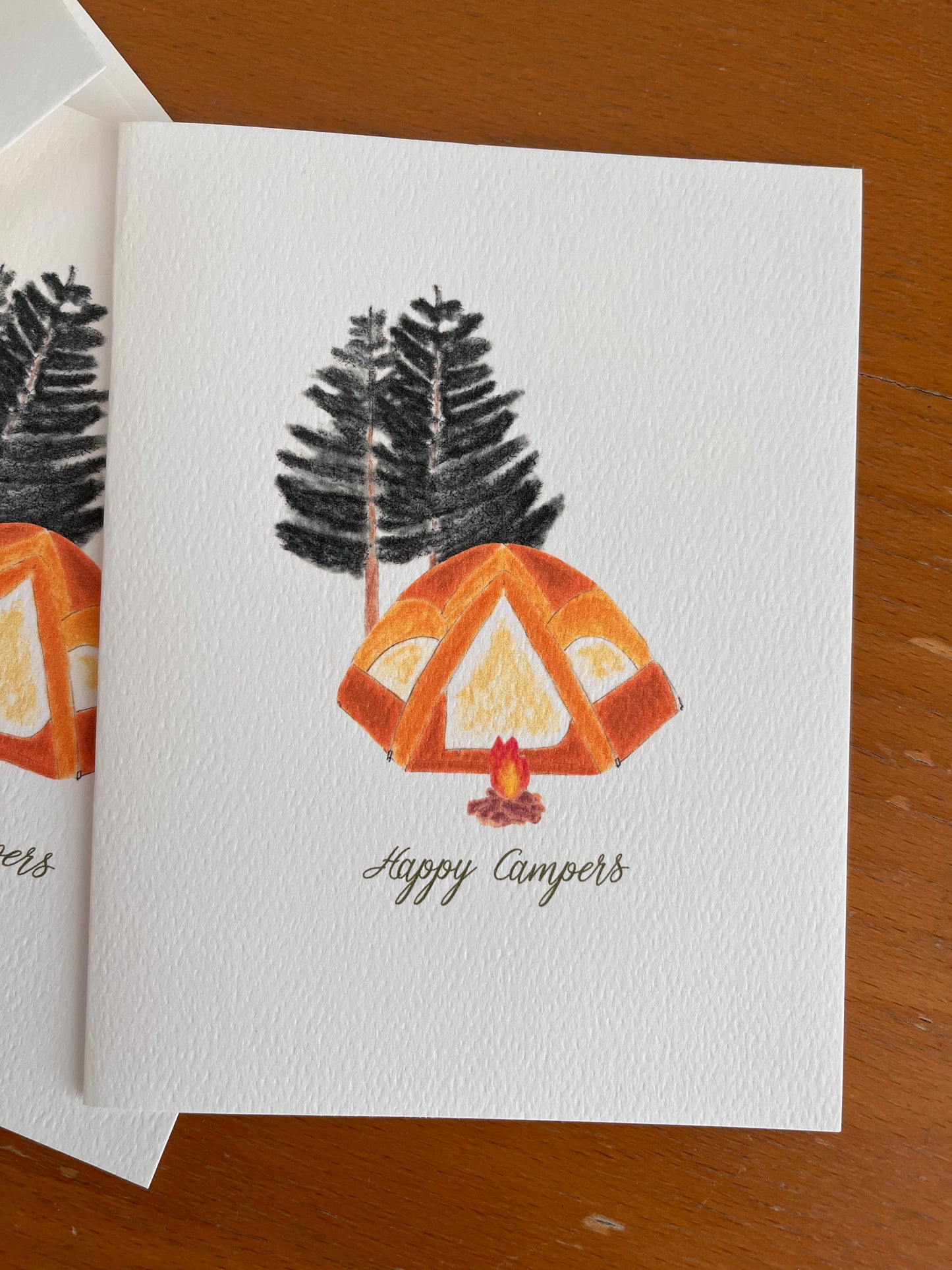 Happy Campers Note Card Set