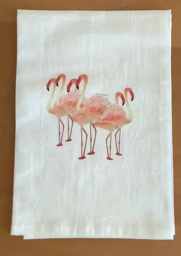 Flamingos Kitchen Towel