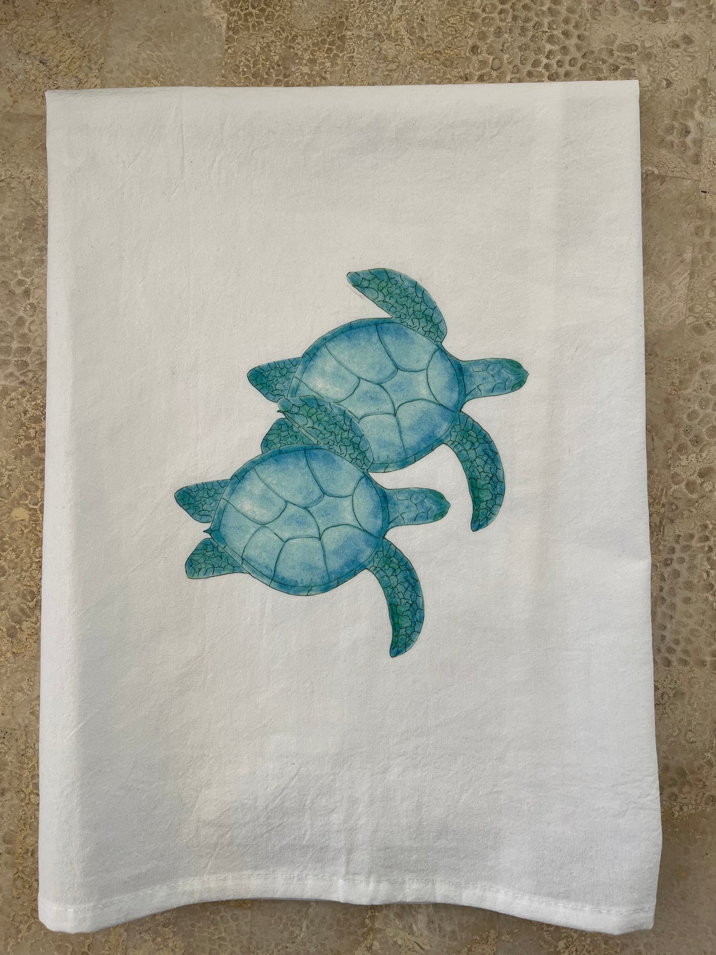 Ocean Sea Turtles Tea Towel