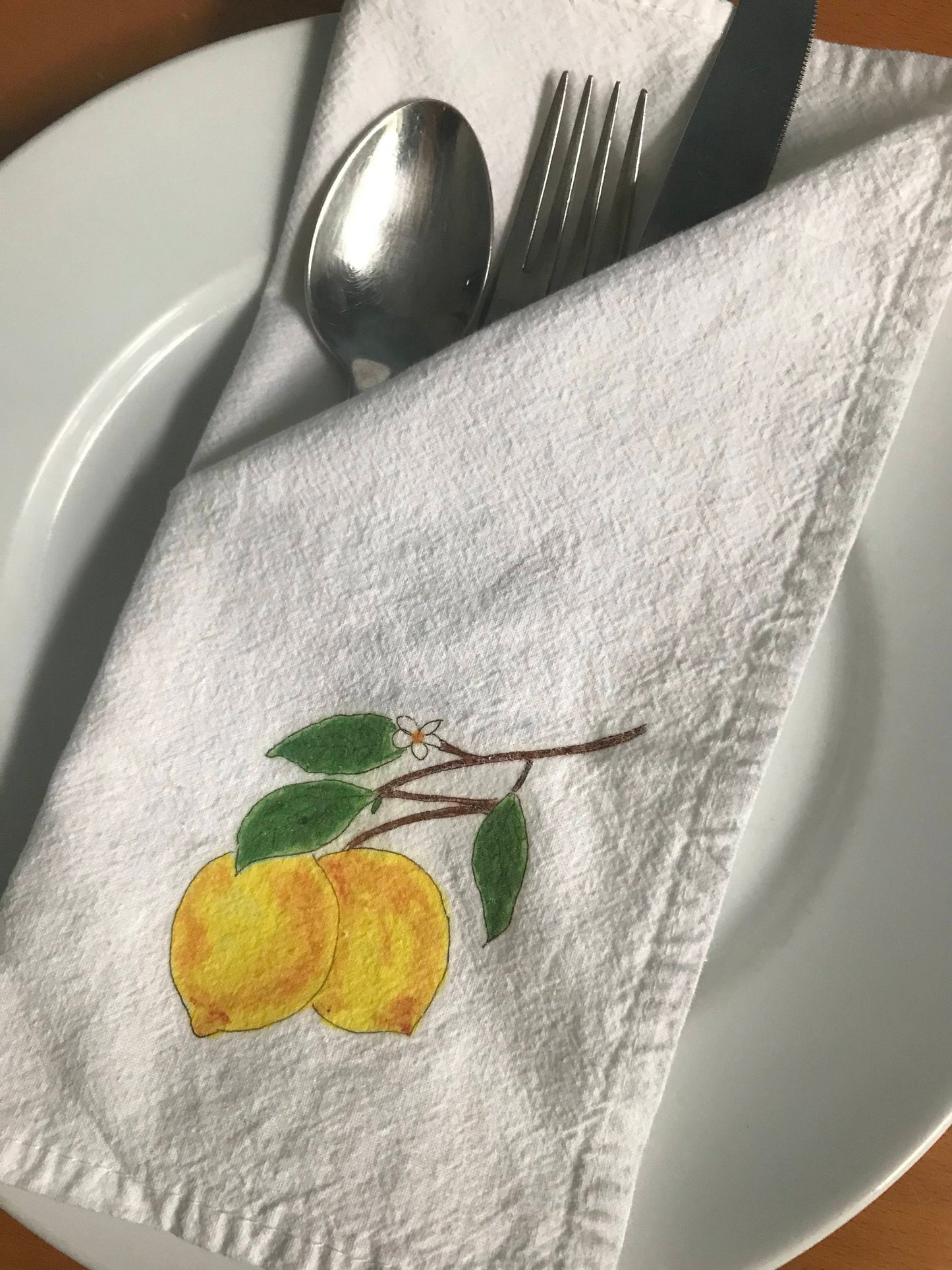 Lemon Cotton Napkin Set