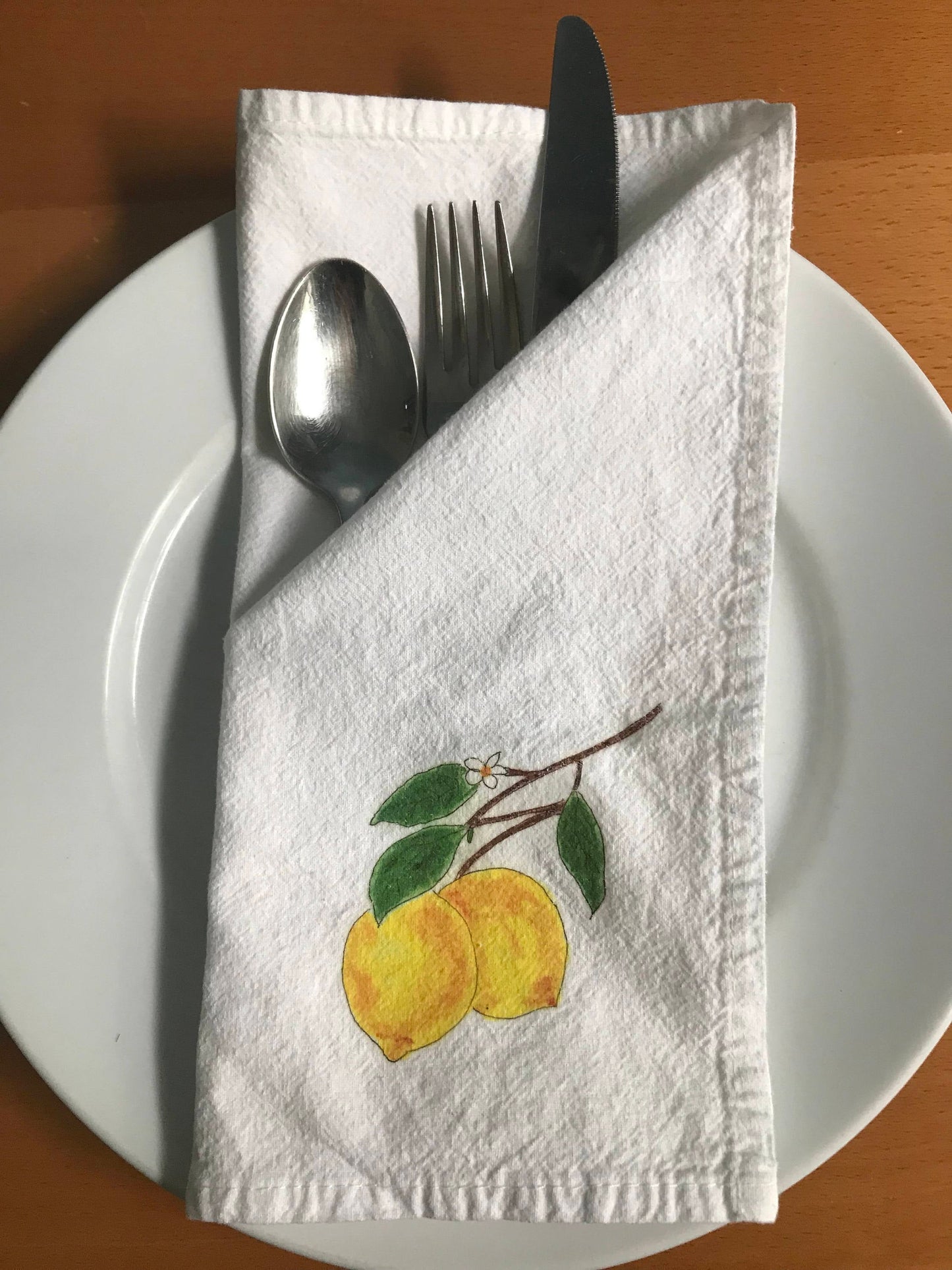 Lemon Cotton Napkin Set