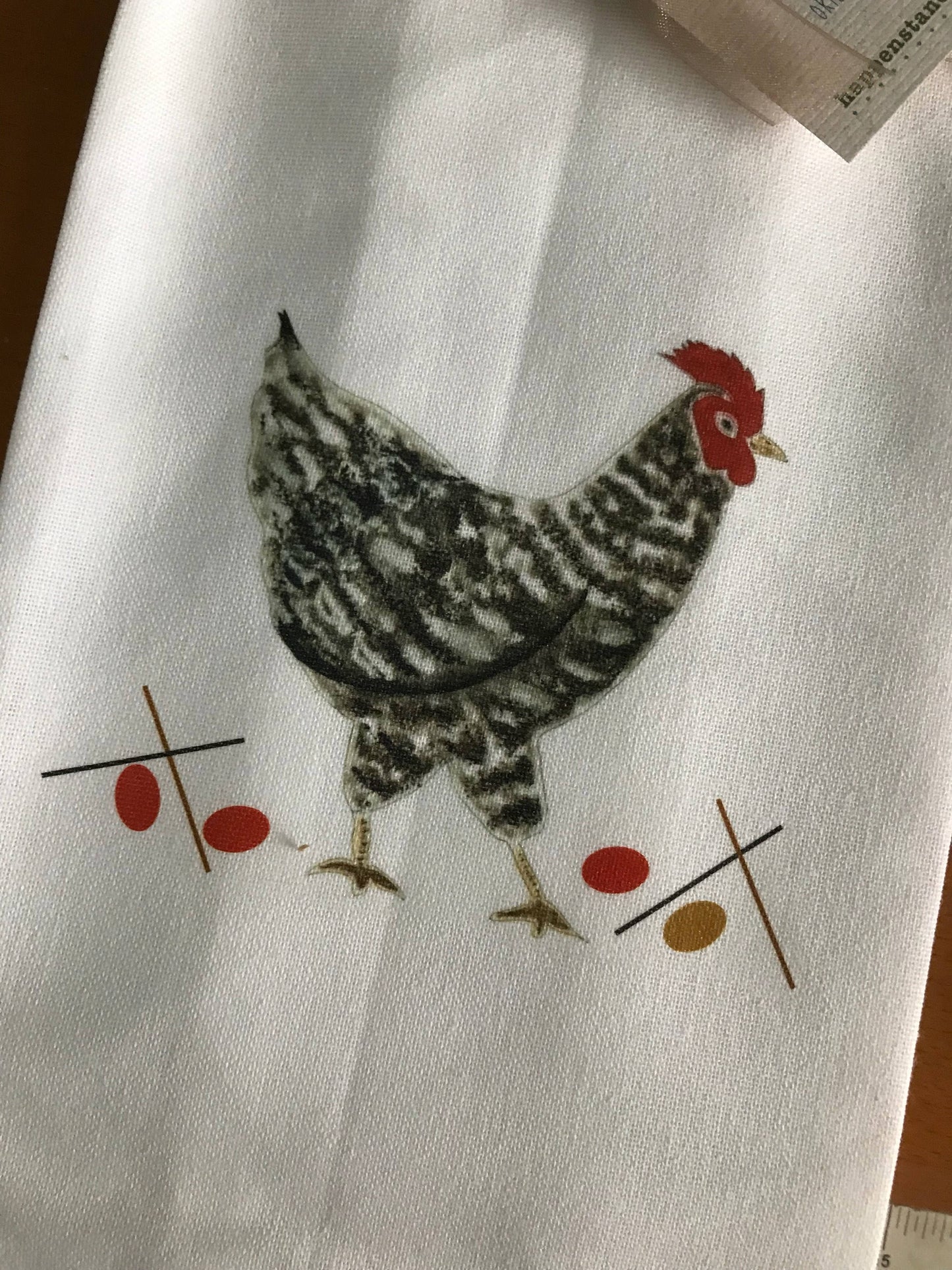 Speckled Hen Kitchen Towel.