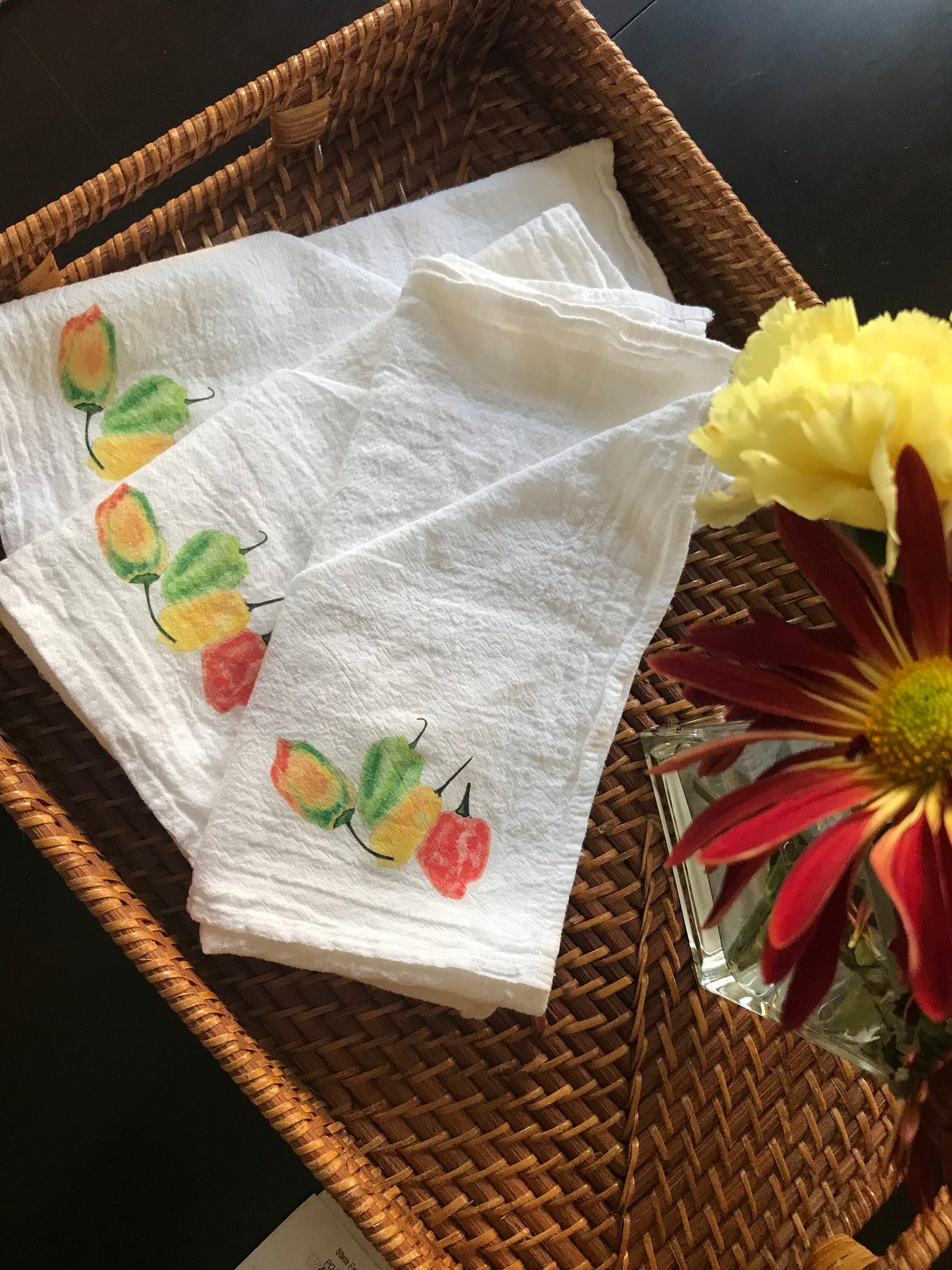 Hot Peppers Cotton Napkin Set