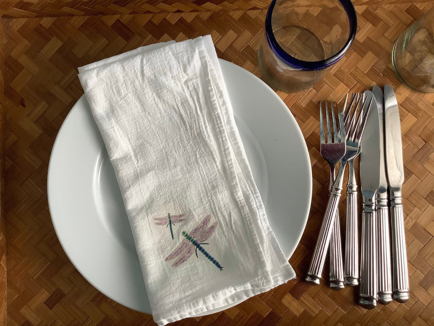 Dragonflies Cotton Napkins Set