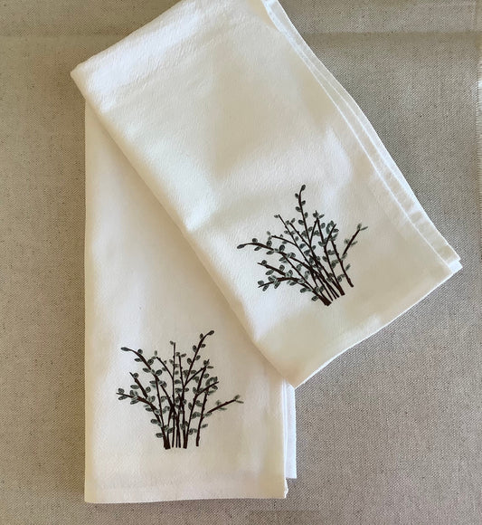 Pussy Willow Cotton Napkin Set.
