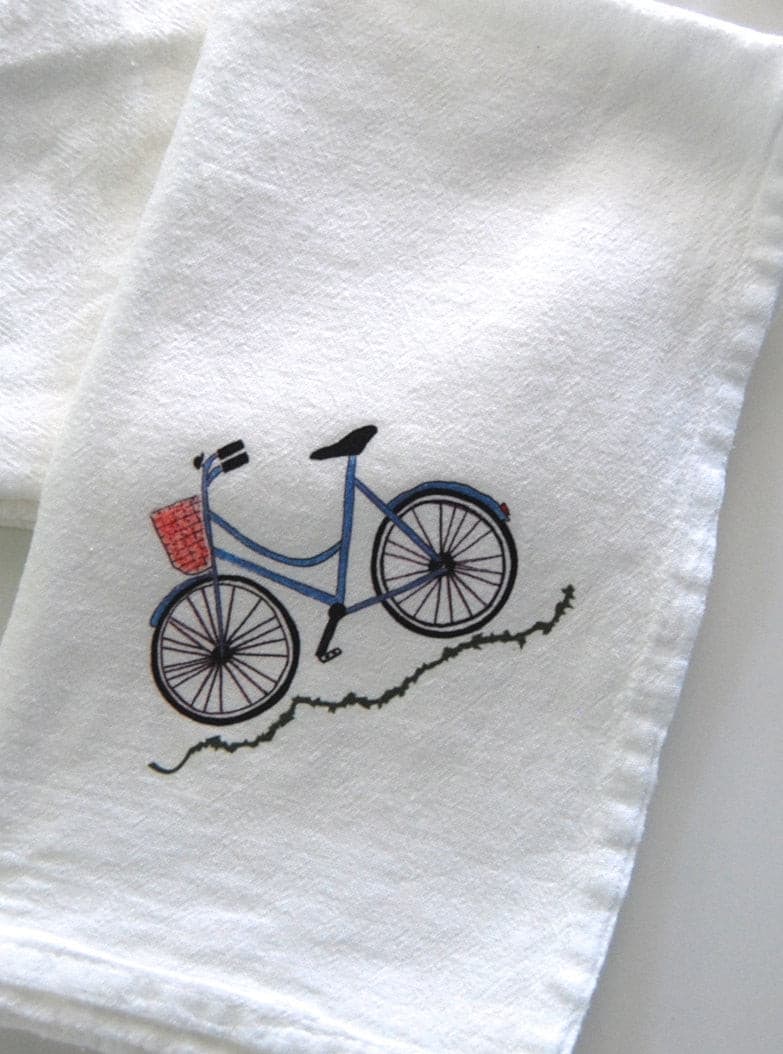 Bicycle Cotton Napkin Set.