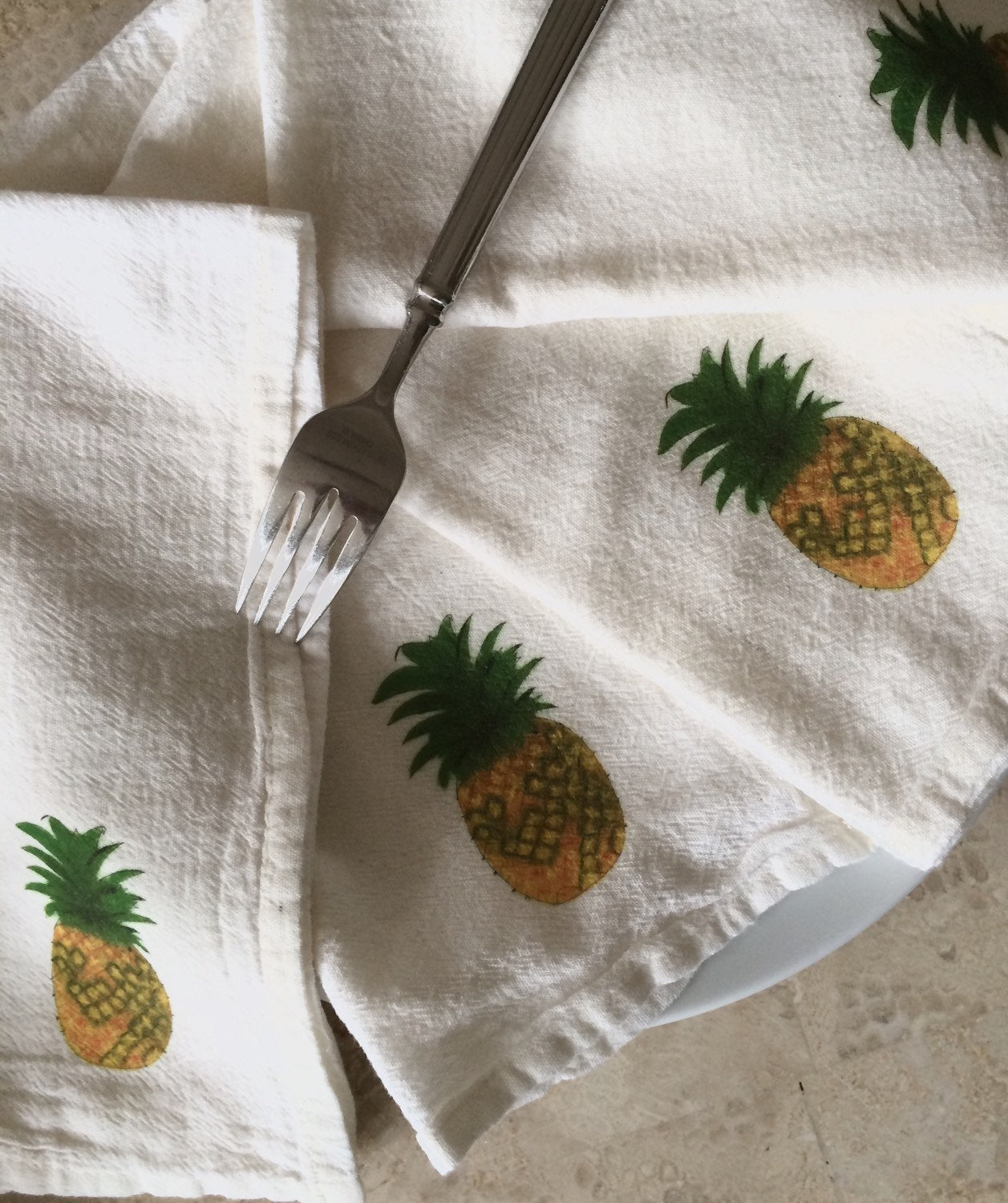 Pineapple Cotton Napkin Set