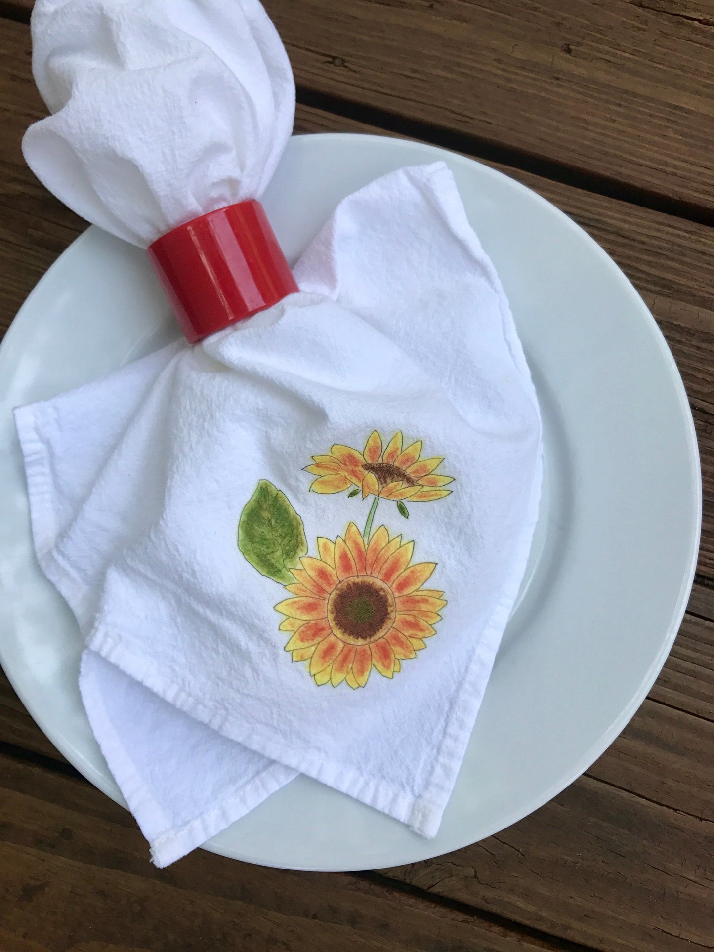 Sunflower Cotton Napkin Set