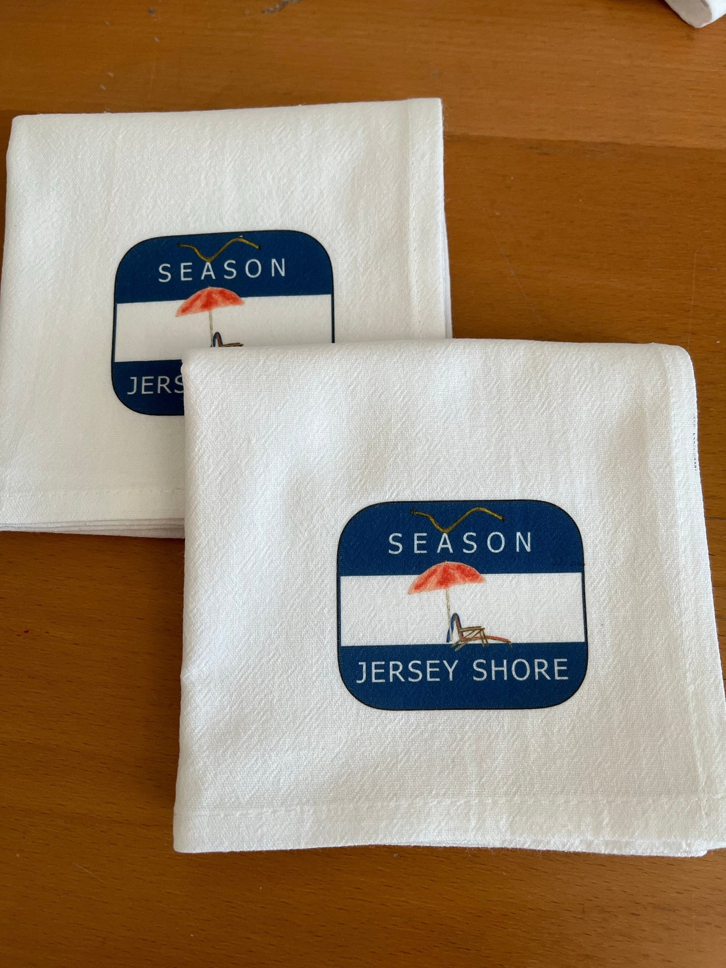 Jersey Shore Beach Tag Napkins