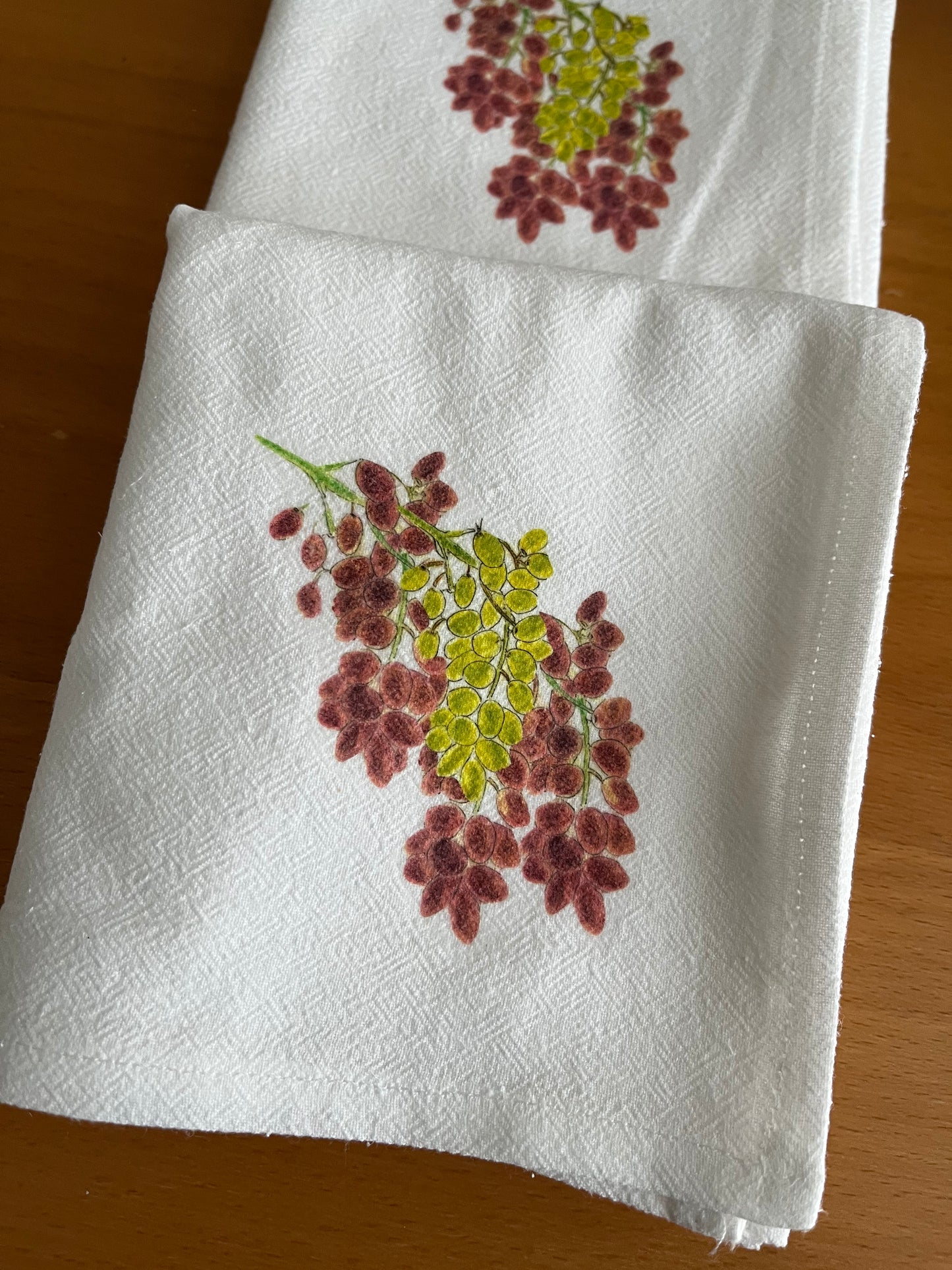 Cascading Grapes Cotton Napkin Set