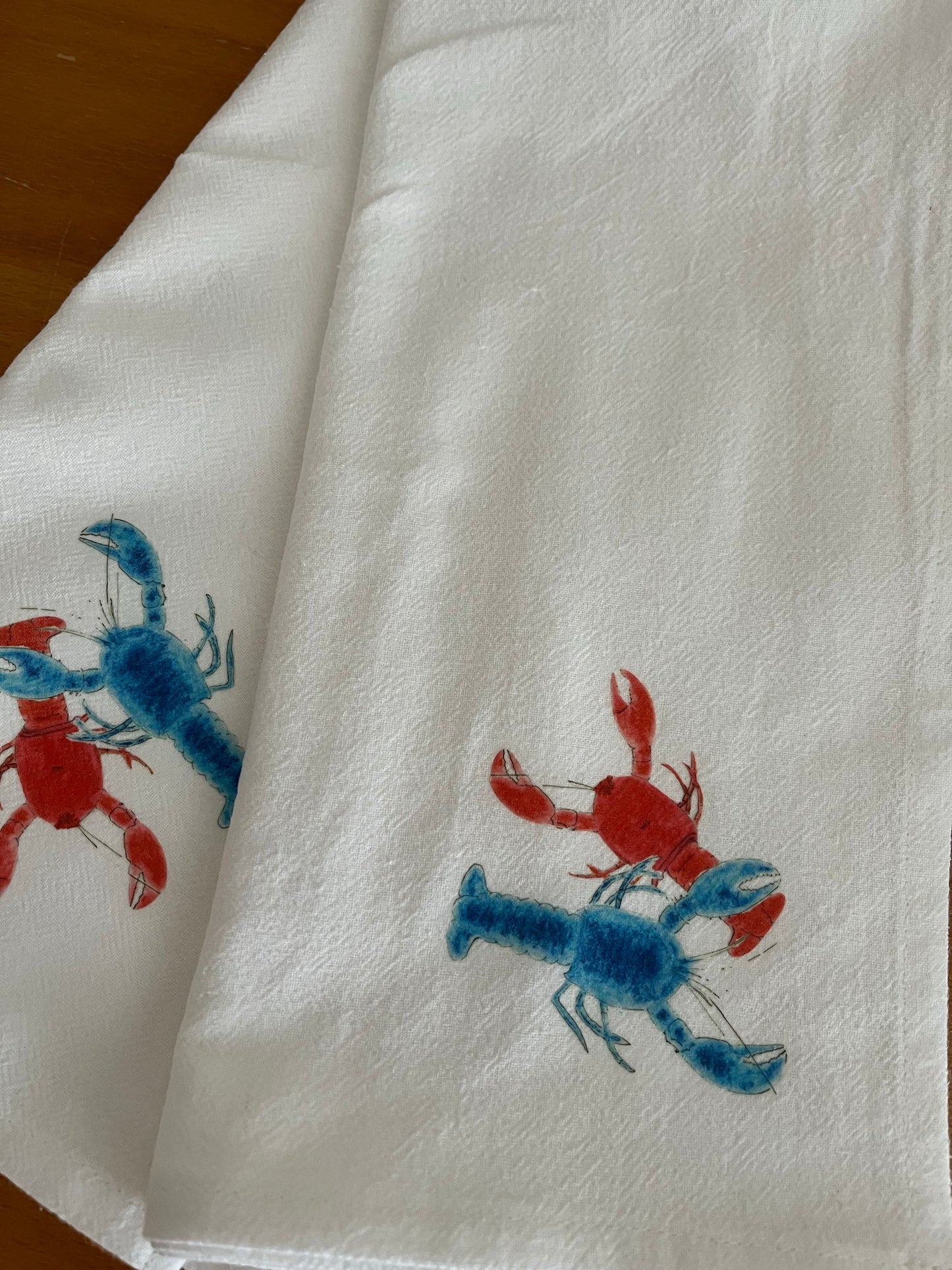 Lobster Cotton Napkin Set