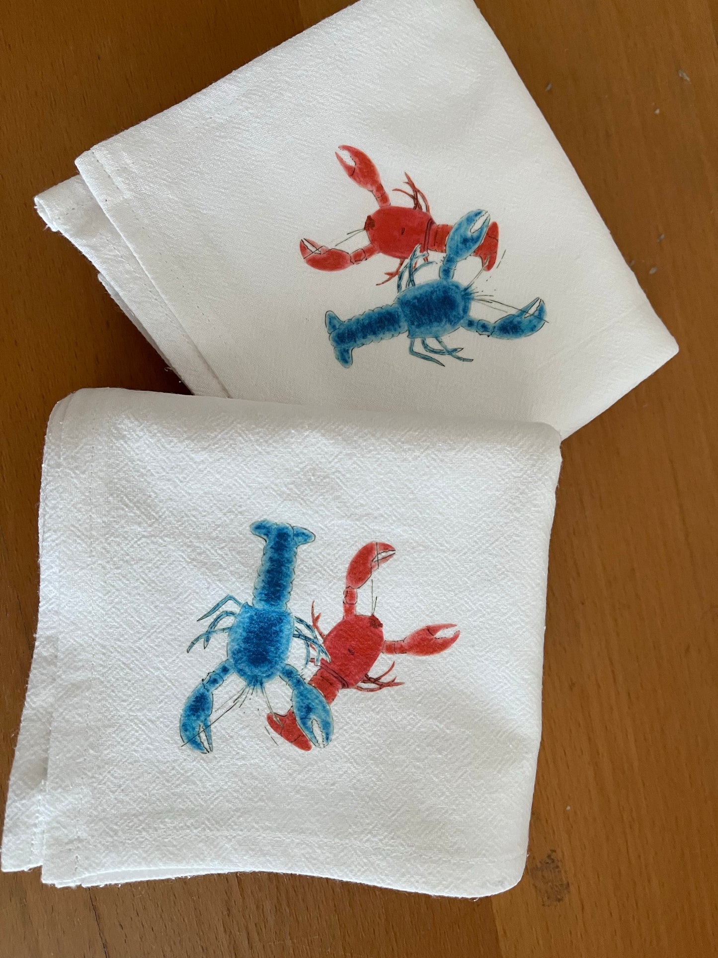 Lobster Cotton Napkin Set