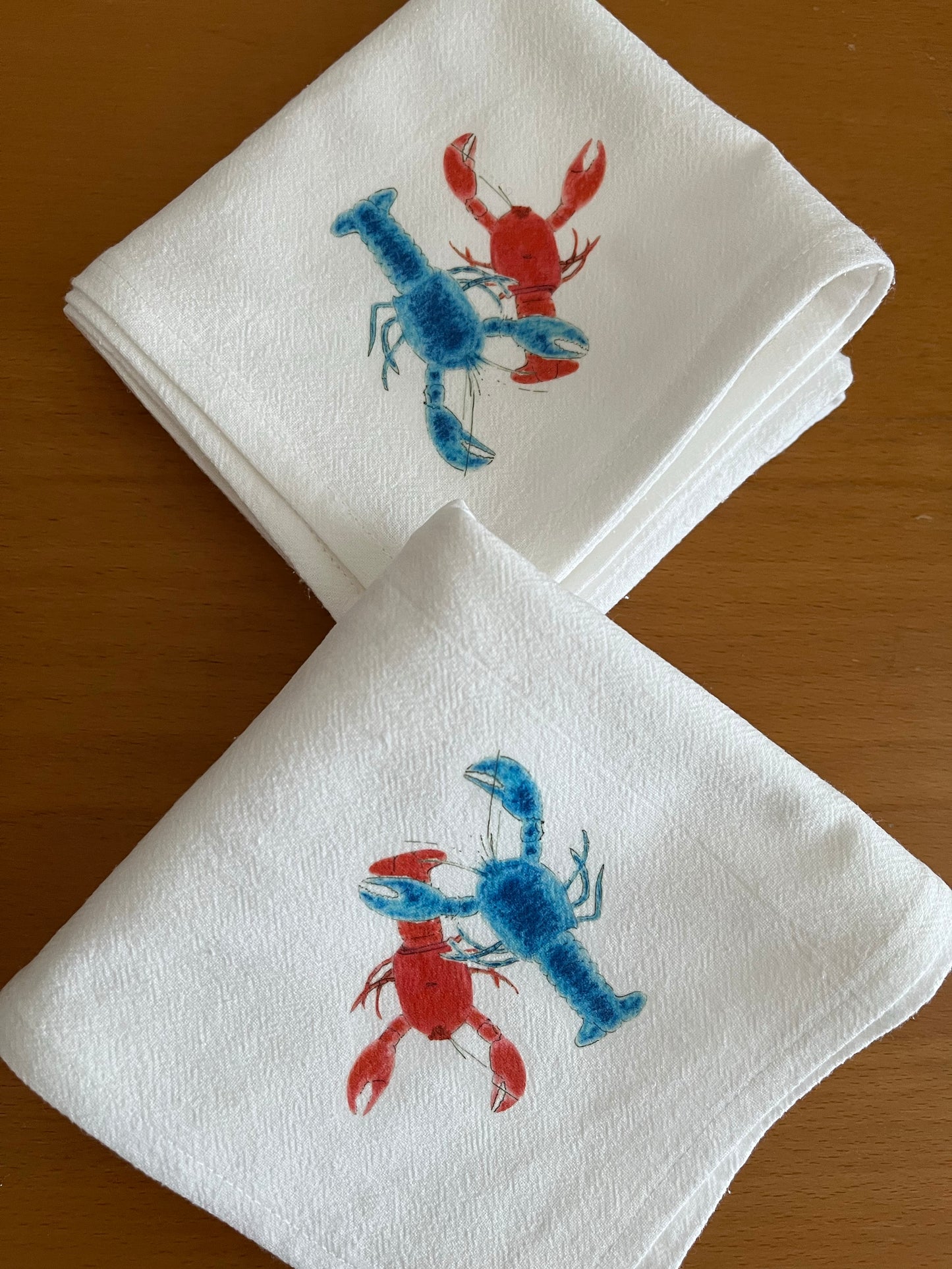 Lobster Cotton Napkin Set