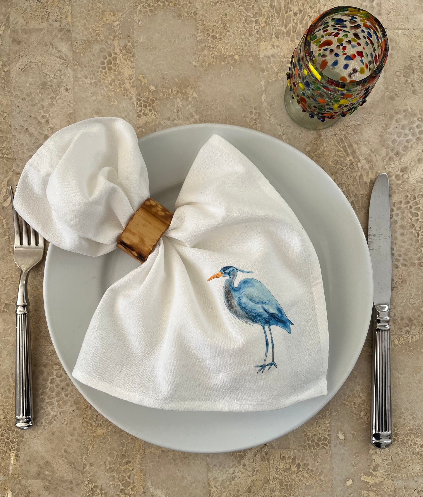 Heron Cotton Napkin Set