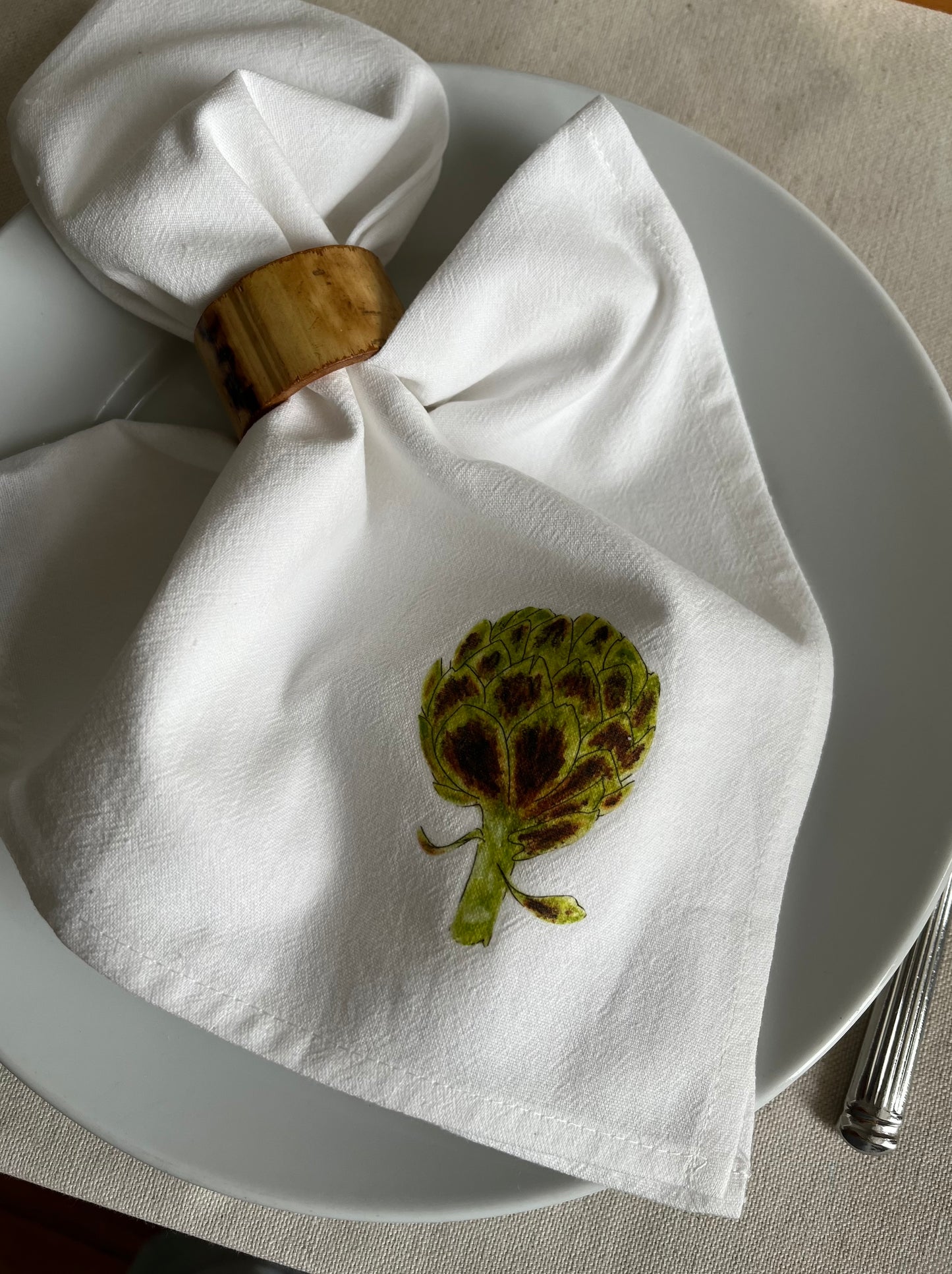 Artichoke Cotton Napkin Set